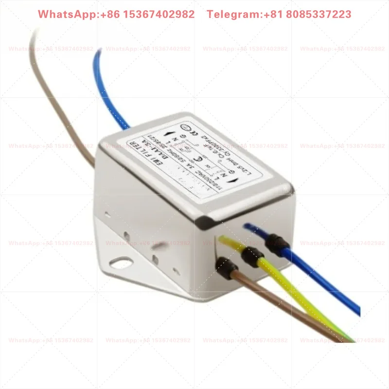 220V Single Phase Power Line Filter DAA1-1A/3A/6A/10A, Anti-interference Stable Filter Module