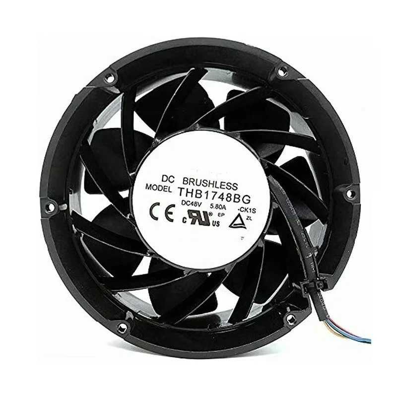 THB1748BG 48V DC 172mm 17251 3.5A  20.3CFM 8000RPM 165W Server Power Inverter Ball Bearing Axial Cooling Fan