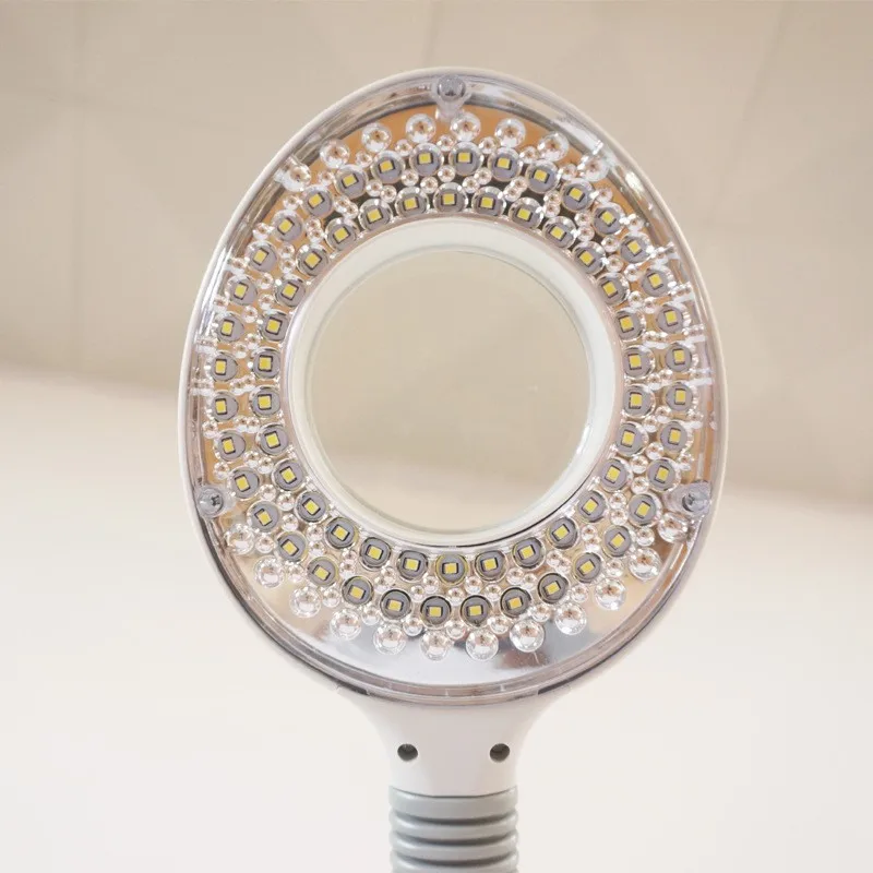Beleza lâmpada de unhas LED luz fria lupa clipe lupa
