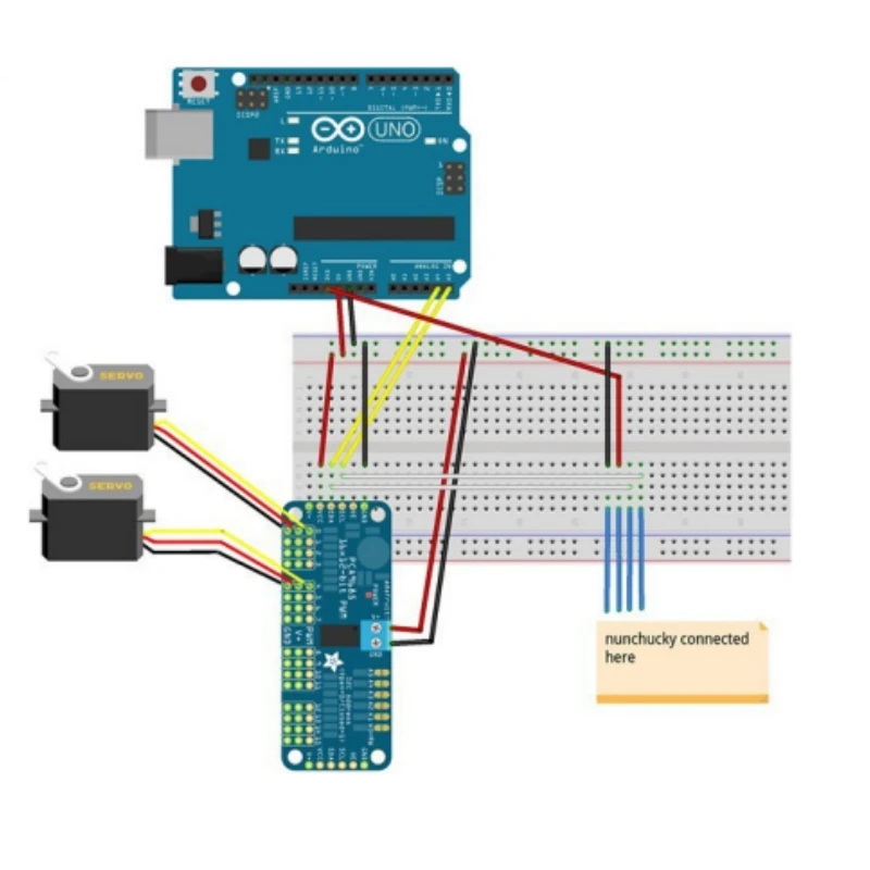PCA9685 Controller 16 Kanalen PWM Servo Drive Board IIC Plug Voor Robot Servo MG90S SG90 MG995