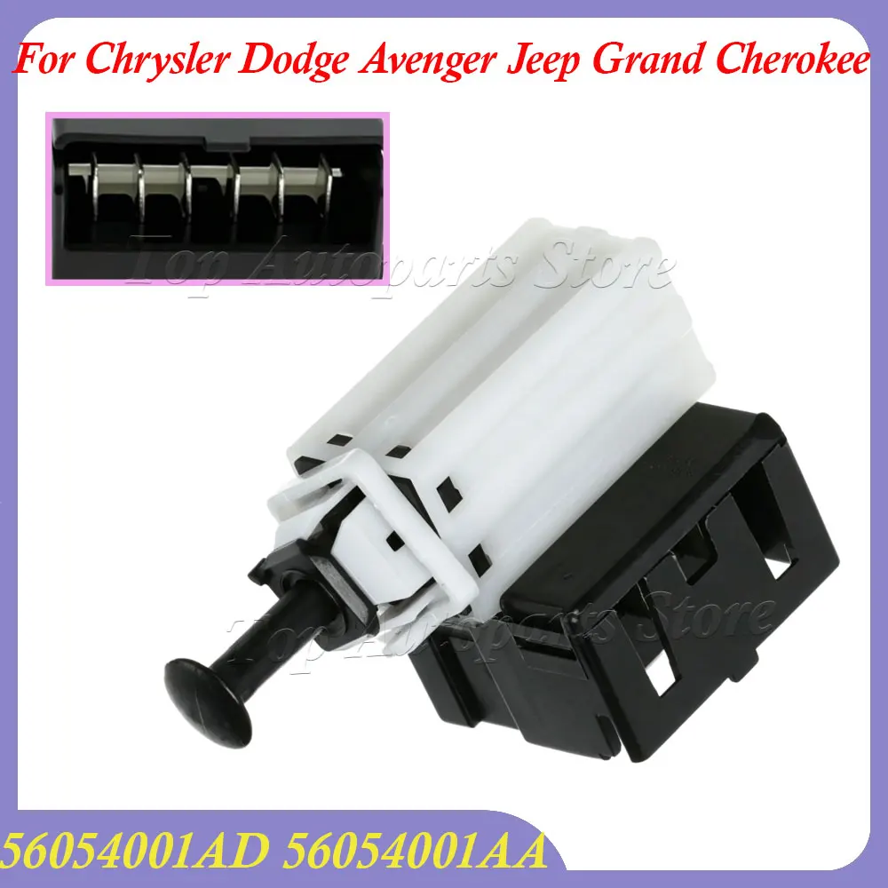 For Chrysler Dodge Avenger Jeep Grand Cherokee 56054001AD 56054001AA 56054001AB 56054001AC SW5437 68078700AB Brake Light Switch