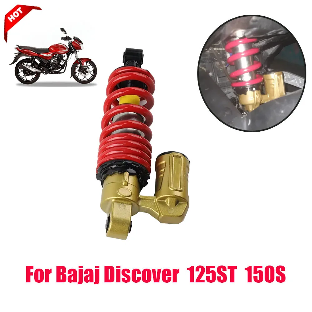 

For Bajaj Discover 125 ST 125ST 150S 150S Motorcycle High Quality Hydraulic Rear Shock Absorber Rear Fork Suspension 338mm