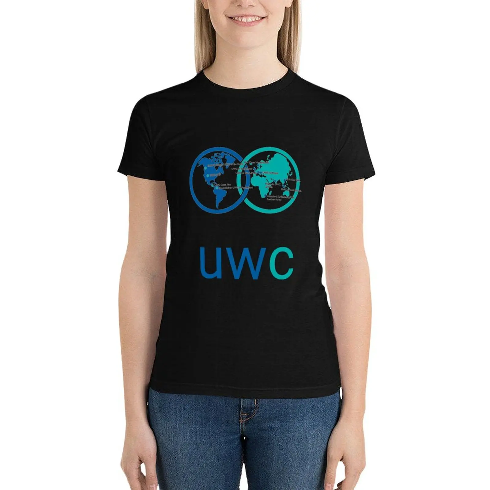 

UWC United World College T-Shirt graphics kawaii clothes Women t-shirts