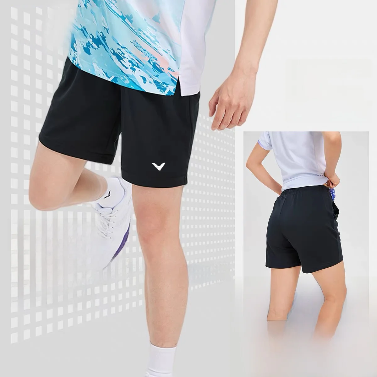 New Badminton Shorts Unisex Sweat Absorbent Quick Dry Team Sports Competition Shorts Breathable Polyester Leisure Outdoors