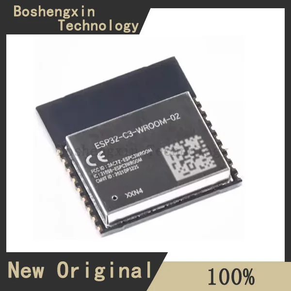 

1 шт. ESP32-C3-WROOM-02-N4 2,4 ГГц WiFi + BLE5.0 модуль беспроводного модуля ESP32-C3-WROOM-02-N4