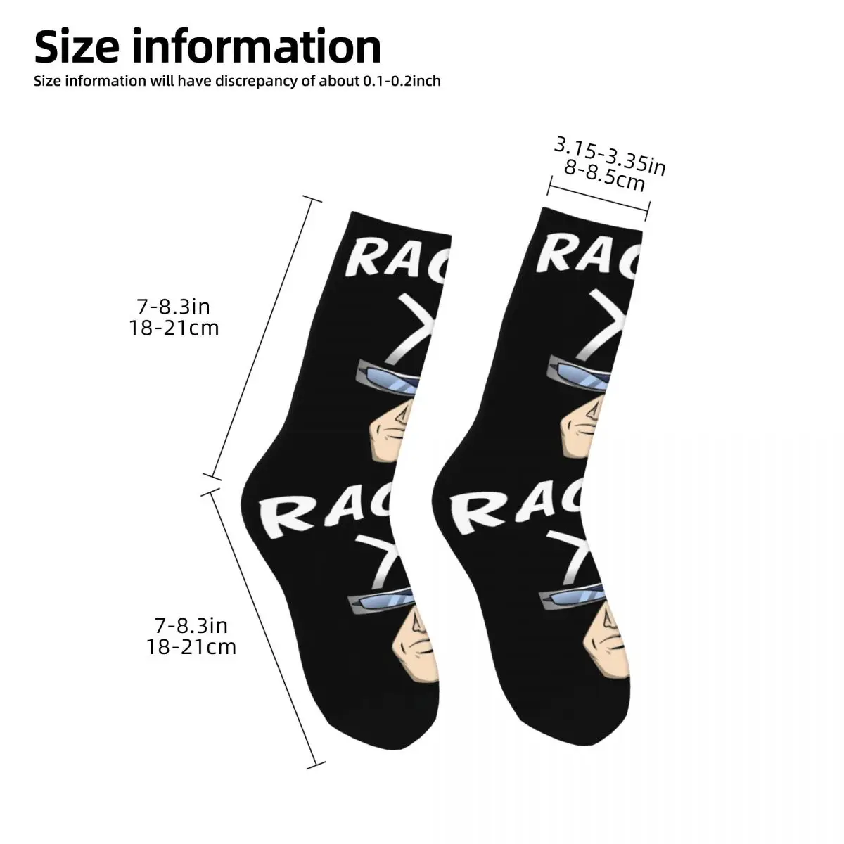 Racer x Speed Racer Socken Männer Frauen Polyester lustige glückliche Socken Harajuku Frühling Sommer Herbst Winter Socken Geschenke