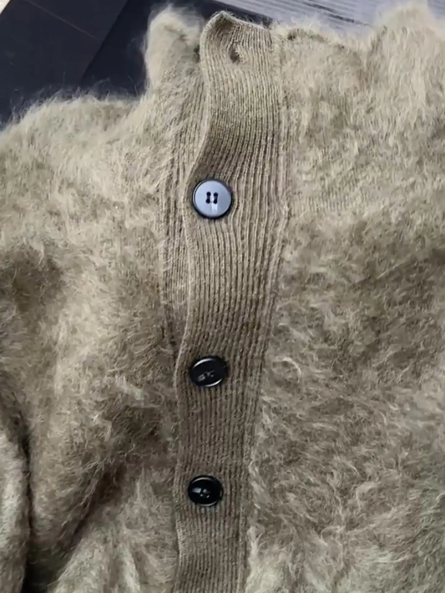 

Soft Cozy een Camere Fce Sweater Coat Women's Autumn Lazy Sle Knitted Open Cardigan Long Sve f High Collar