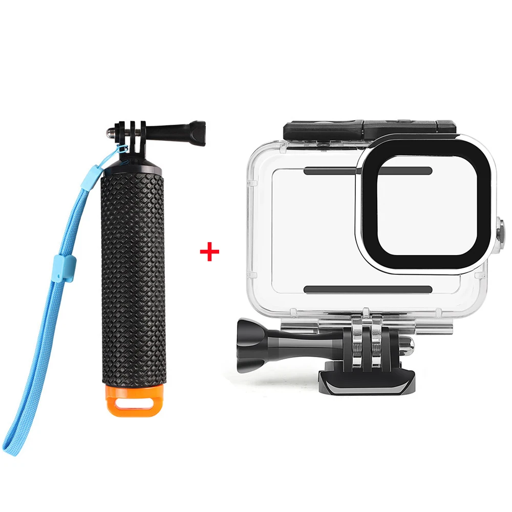 60m wasserdichtes Gehäuse für Gopro Hero 13 12 11 10 9 Tauch schutz Unterwasser abdeckung Linsen filter Auftriebs stangen sätze