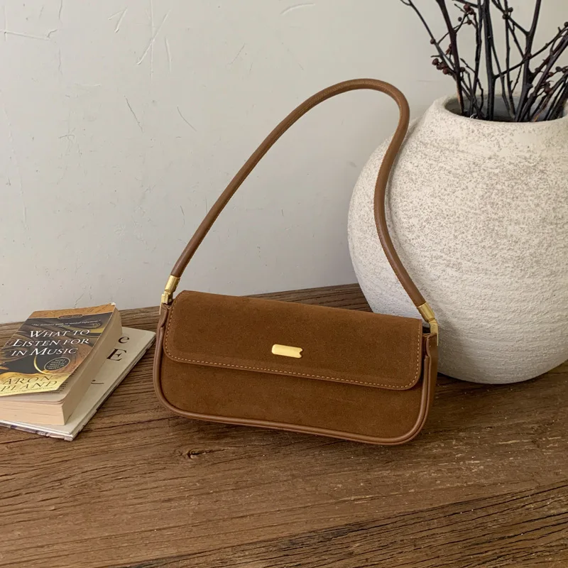 

2025 Trendy Matte Underarm Bag, Chic Shoulder Purse for Women, Fashion Top Handle Tote, Commuter Day-to-Night Crossbody