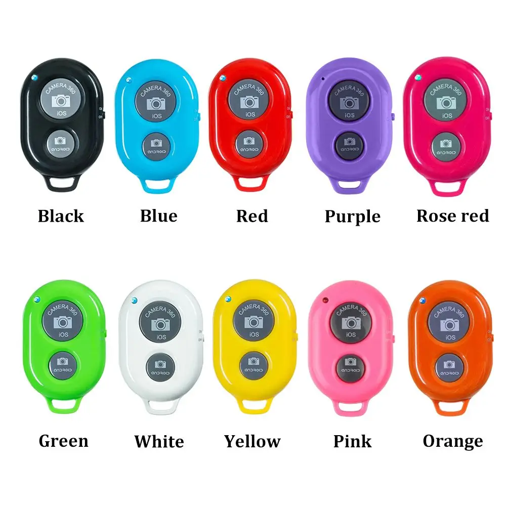 Multi Color Smart Phone Selfie Stick Bluetooth Shutter Release Remote Control Wireless Shutter