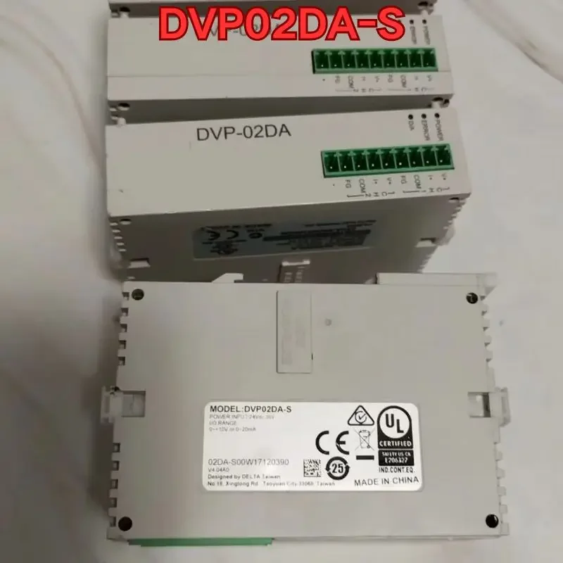اختبار وظيفة وحدة PLC المستعملة DVP02DA-S عادي #5