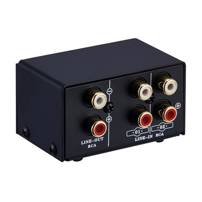

2 in 1 Out or 1 in 2 Out O Source Signal Selector, Switcher, Speaker, O Source, Switcher, Lossess, RCA Interface-BLife