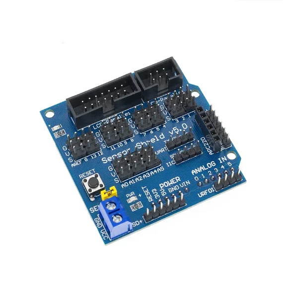 Picture 3: Sensor Shield V5.0 Expansion Board for arduino building blocks Robot Accessories V5 R3 Expansion Module