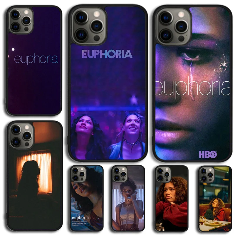 Coque de téléphone américaine TV Euphoria Zendaya Rue, étui pour iPhone 17 Air 16 15 14 13 12 11 Pro Max Plus Max