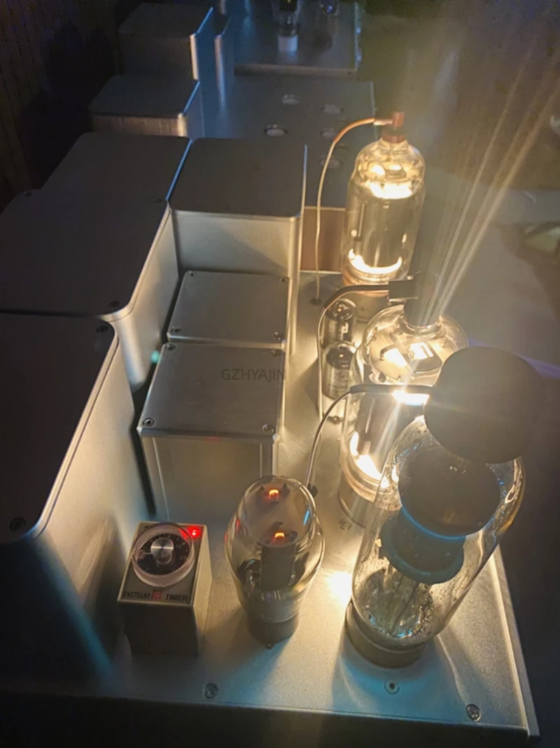 Fever FD71 40W*2 grade dual-ball rectifier silver wire single-ended class A high-power tube tube amplifier better than 845 805