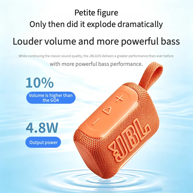 JBL GO5 Travel Mini Music Speaker With Stable Bluetooth And Bass