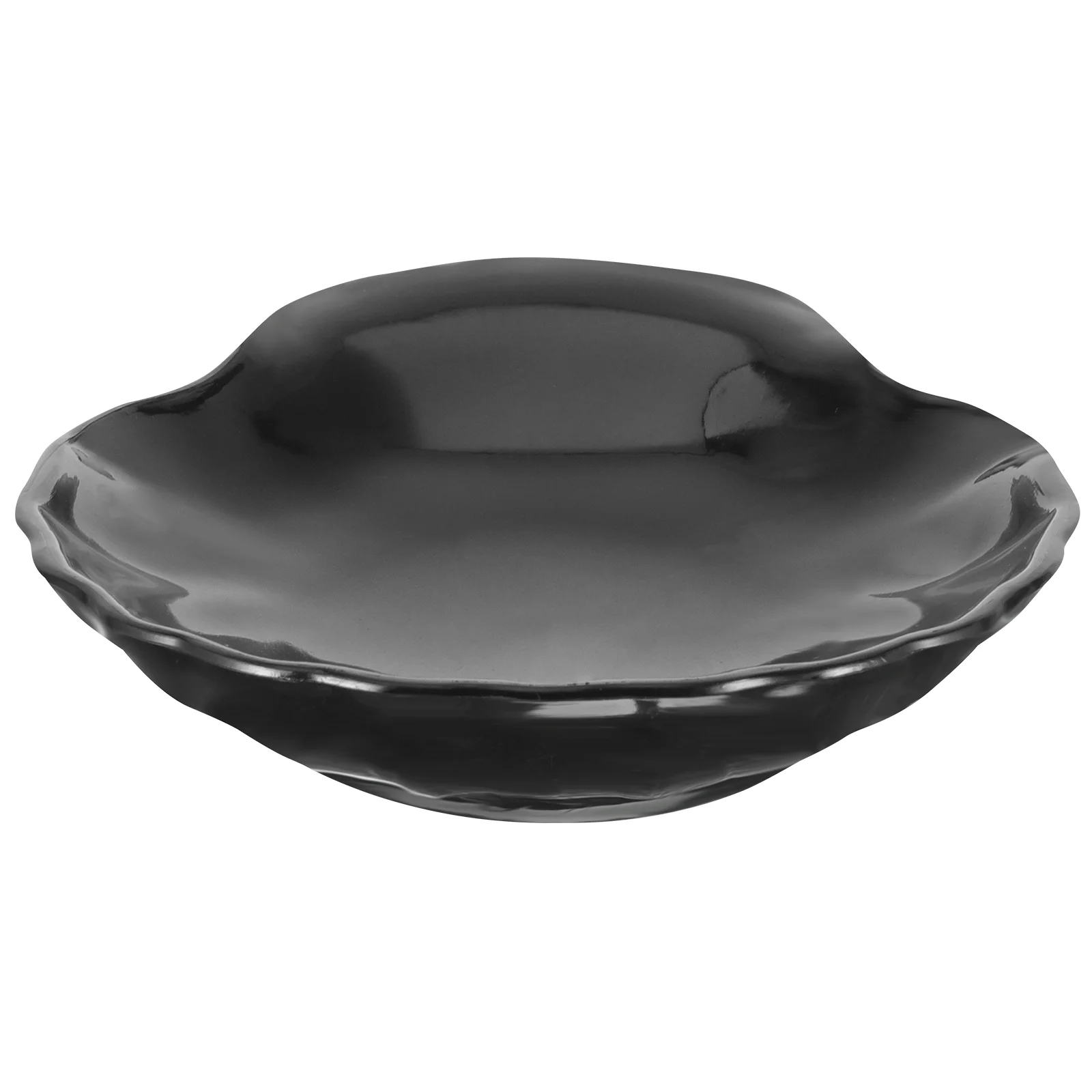 Jewelry Holder Shell Soap Dish Bar Shampoo Dishes for Bracket Small Tray Shower Black Bathroom