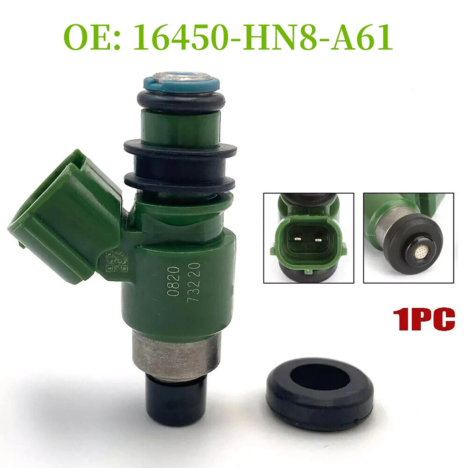 

12 Holes Green Fuel Injector Replacement 16450-HN8-A61 for Honda Rincon 680 Pioneer 700 Big Red TRX700XX 2006-2018