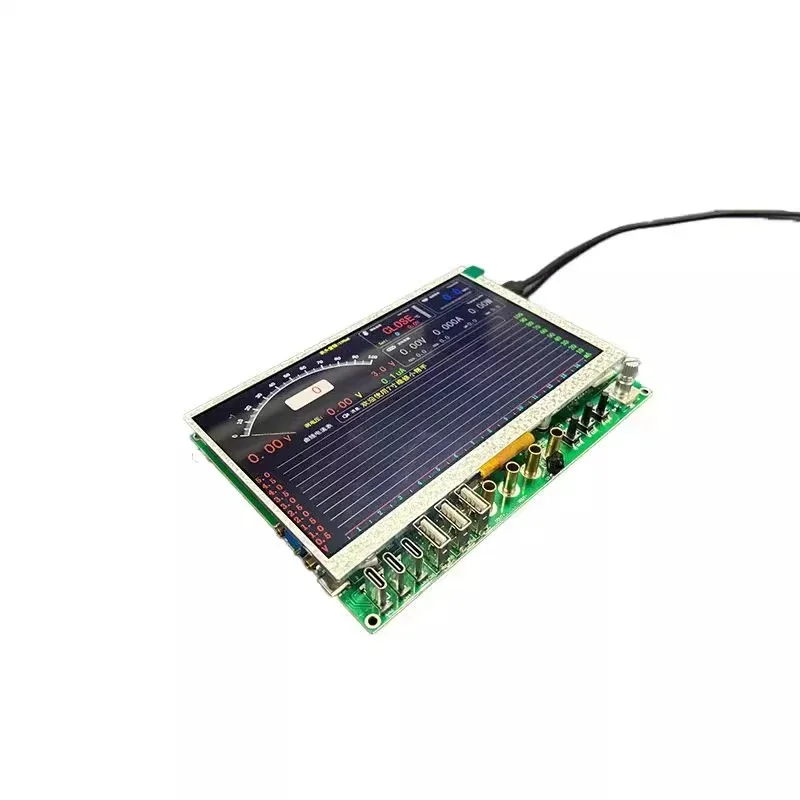 

7-Inch curved ammeter, simple oscilloscope for car key frequency measurement