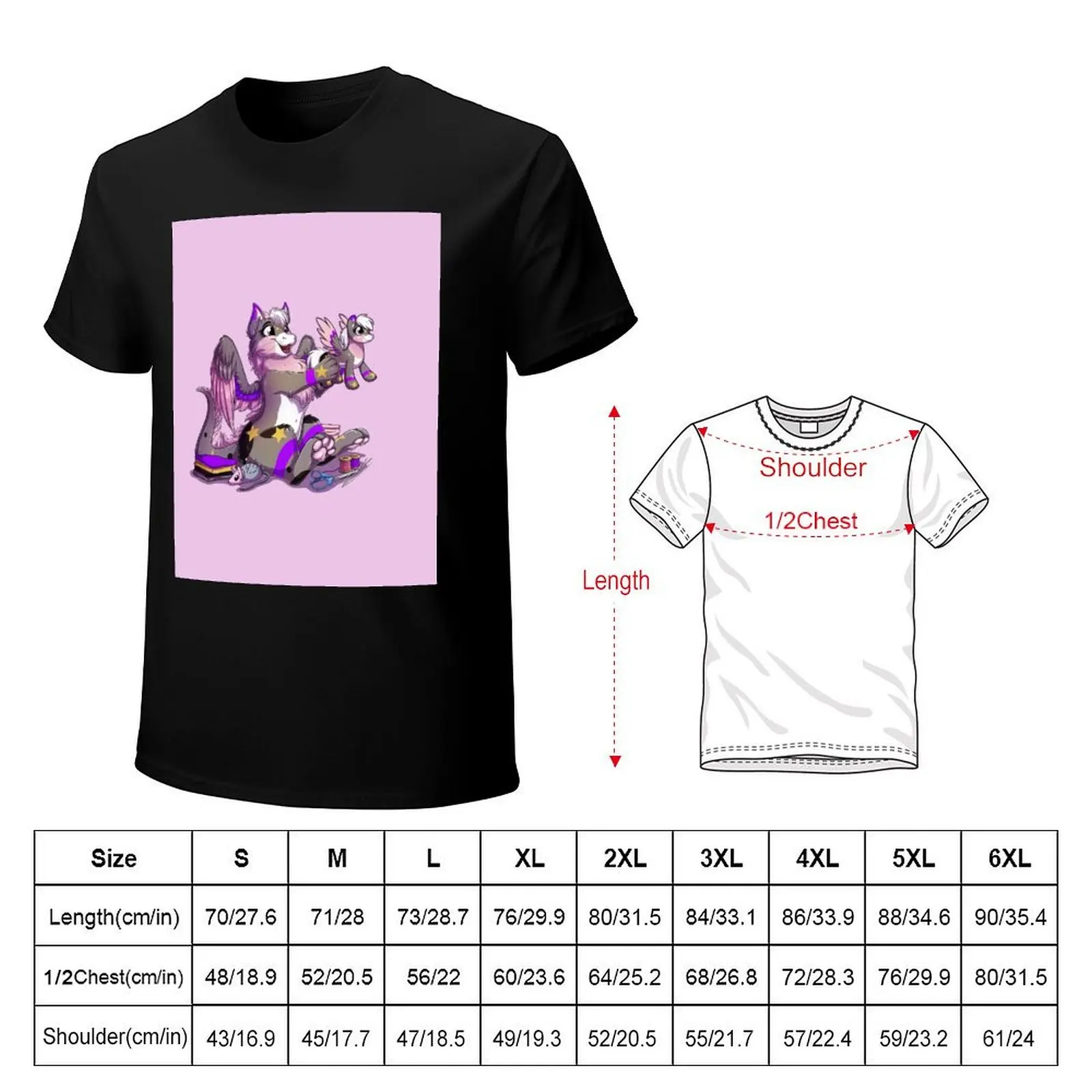 Aruna sews plushies T-Shirt Trendy Pattern T-Shirt for Men