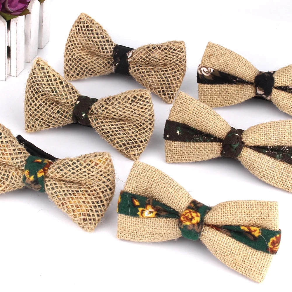 Weave Pre-tied Bow tie Fashion Party Bowties For Men Women Adult Bow Ties Cravats Groomsmen Bow tie Gifts Wedding Bowtie