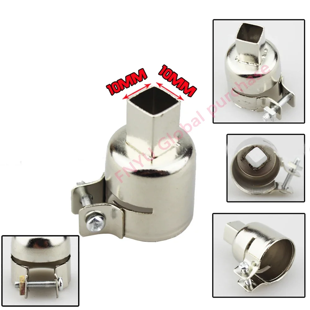 Universal Nozzle Square Double Layer Soldering Station Hot Air Gun Welding Nozzles Accessories BGA Rework Station Nozzle