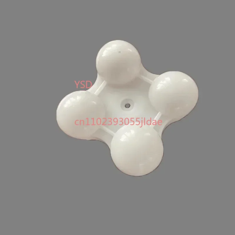 Hexagonal Plastic Massage Ball Head Replacement for 4-Head Massage Pillow Accessory