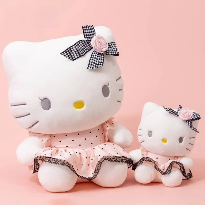 

Новый Kawaii Sanrio Hello Kitty, милые мультяшные плюшевые игрушки серии, куклы High Beauty, супер мягкие детские подарки на день рождения