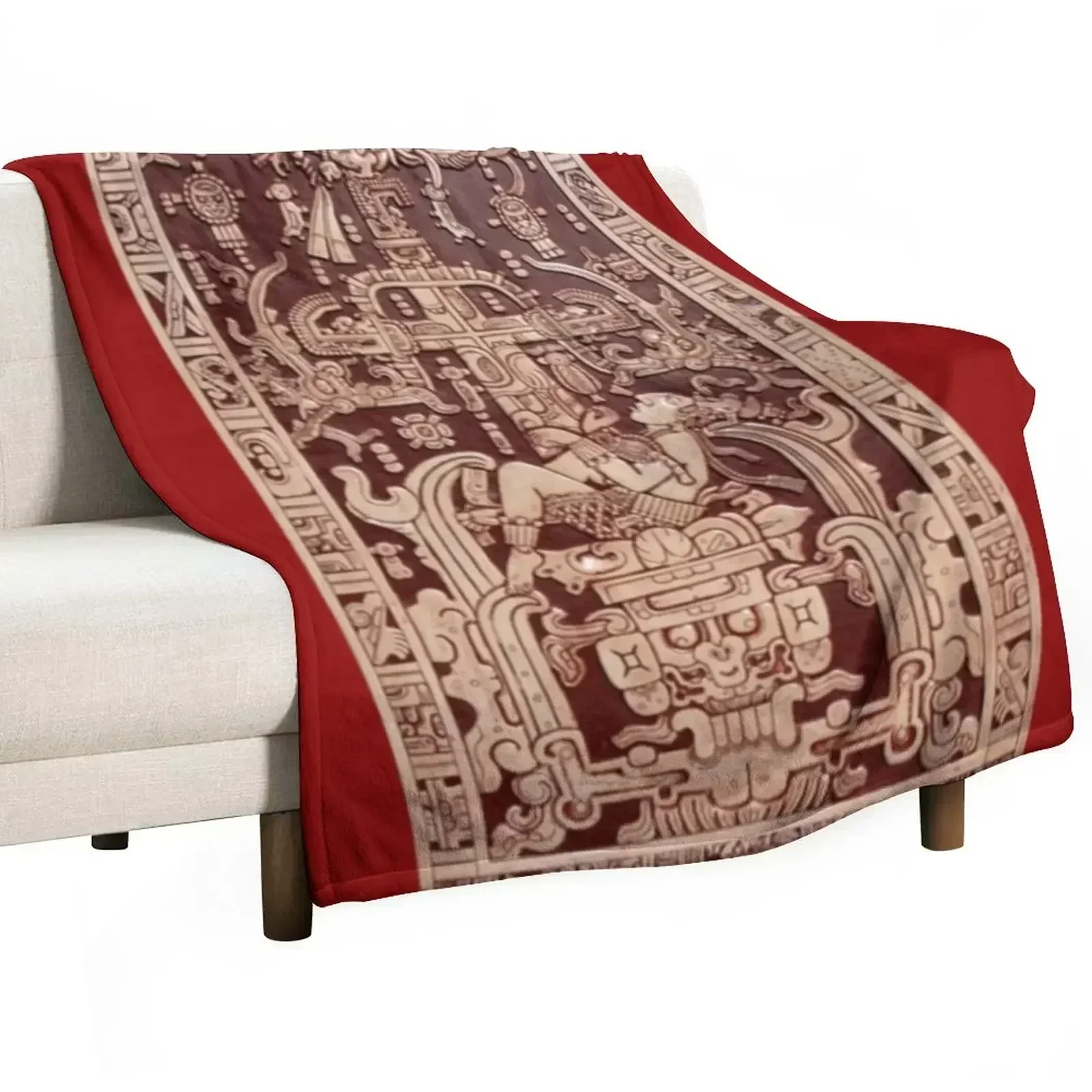 

King Pakal Throw Blanket Moving funny gift Blankets