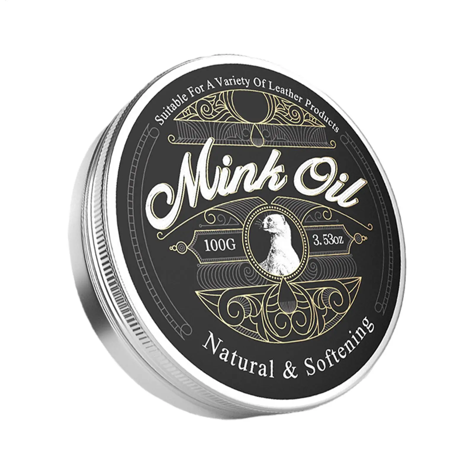 Mink Oil for Leather Leather Care Softener Cleaner Conditioner 100g Cleaning Supplies Moisturizing All-Natural Paste for Shoes