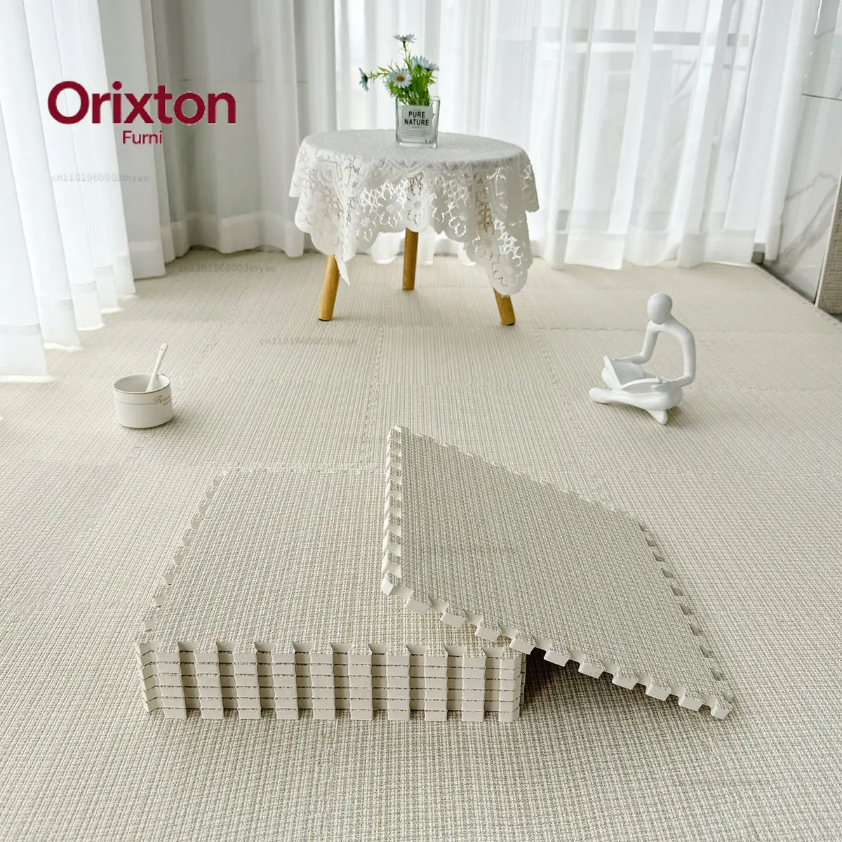 Foam Anti-collision Children's Crawling Mats Splicing Floor Carpets Bedroom Living Room Rest Seat Cushion Bedside Decoration