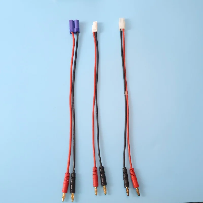 30CM EC5 Tamiya Mini Tamiya Plug Charge Lead to 4.0mm Banana Plugs Charge Cable Silicone Wire 14/16AWG For RC Lipo Battery