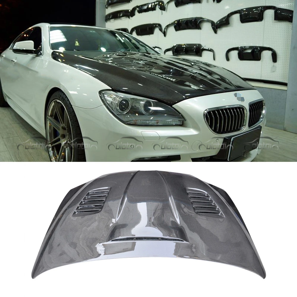 Carbon Body Kit Front Engine Hood Cover Bonnet For BMW M6 F06 F12 F13 2014-2017