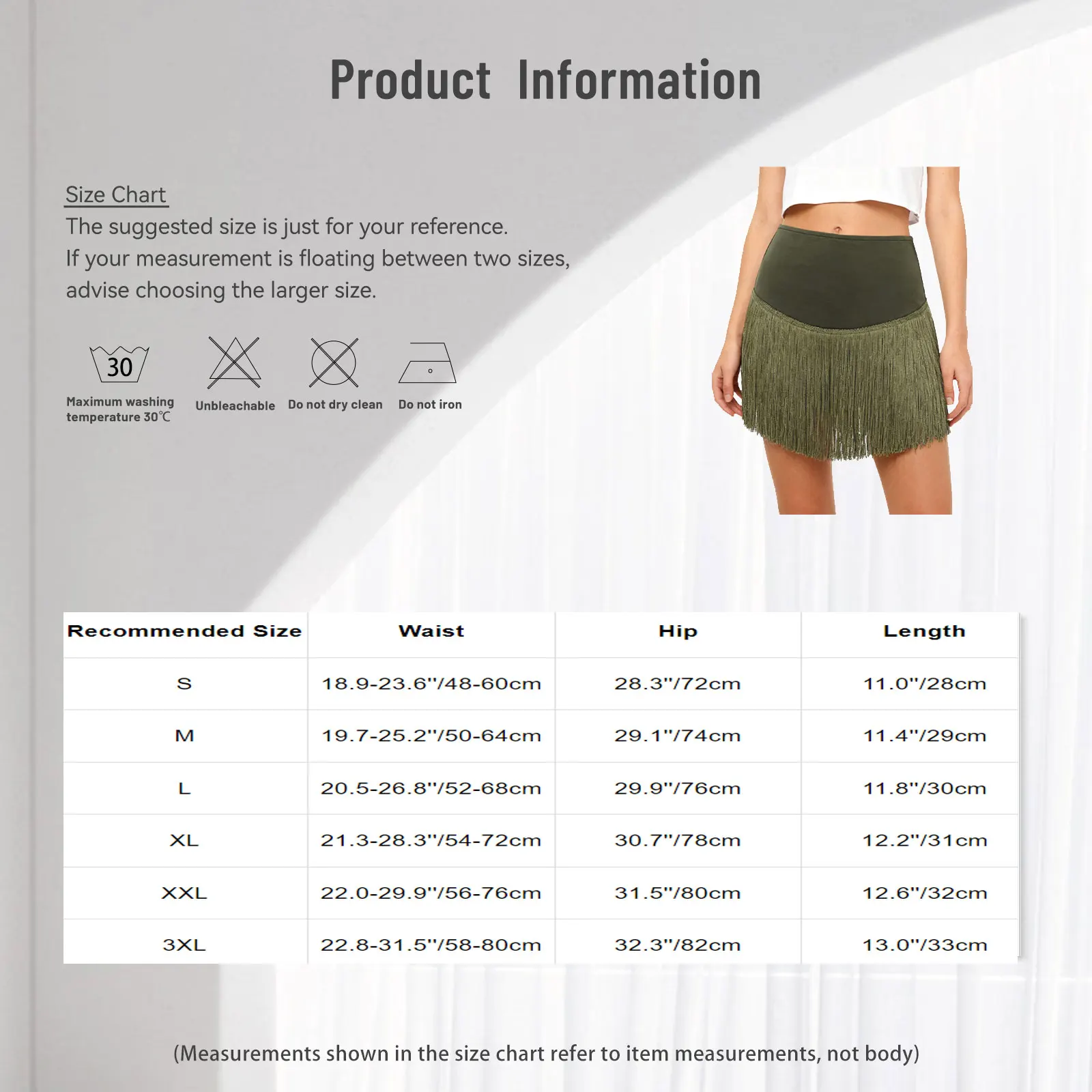 Damen-Röcke für lateinamerikanischen Tanz, hohe Taille, unregelmäßiger Quastensaum, Culottes, Minirock, Tanzkostüm, Chacha, Tango, Salsa, spanische Tanzbekleidung