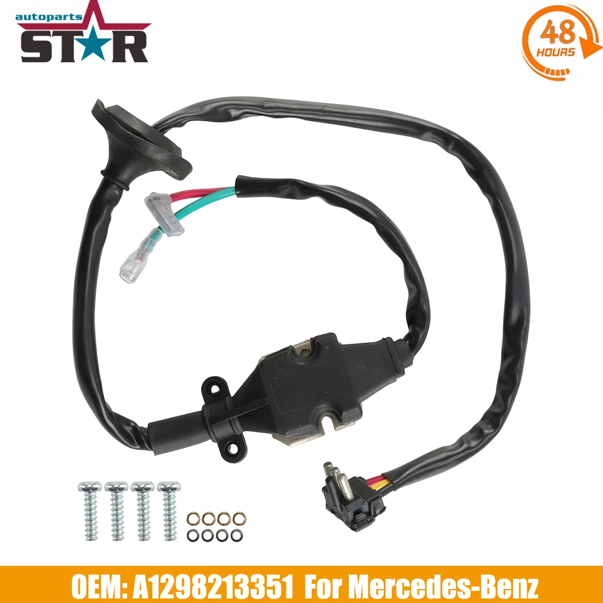 

A1298200210 9140010089 Модуль управления двигателем вентилятора/резистор для Mercedes-Benz SL600-6.0L 12-цилиндровый (клапан 48) 1994-2002 гг.