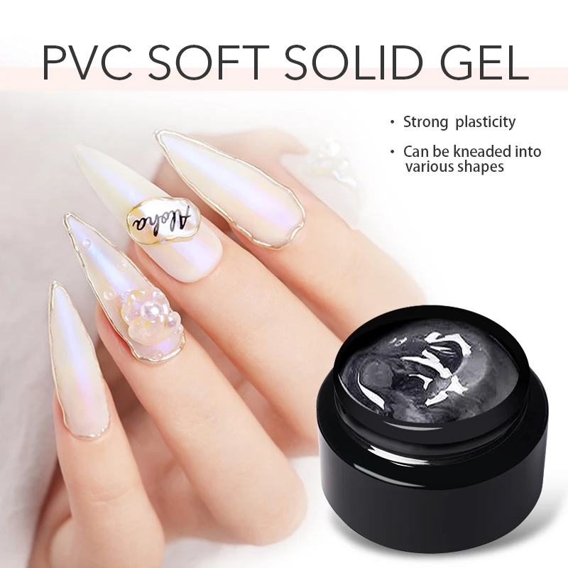 BORN PRETTY PVC Soft Solid Gel Polish 5ml Nail Art Soak Off Nail Gel Polish Thermal Color Changing Gel Varnish Soak Off Gel