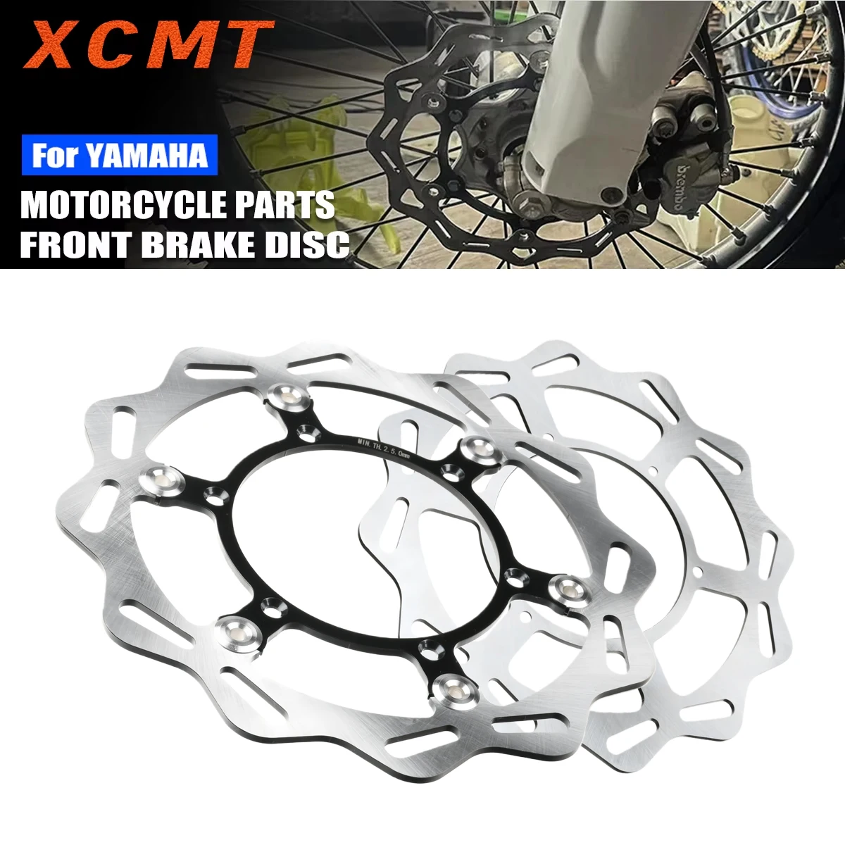 Motorcycle Accessories Front Brake Disc For YAMAHA YZ125 250 250F 250FX 250F 400 426 450F WR125 250 250F 400F 426F 450F 98-21