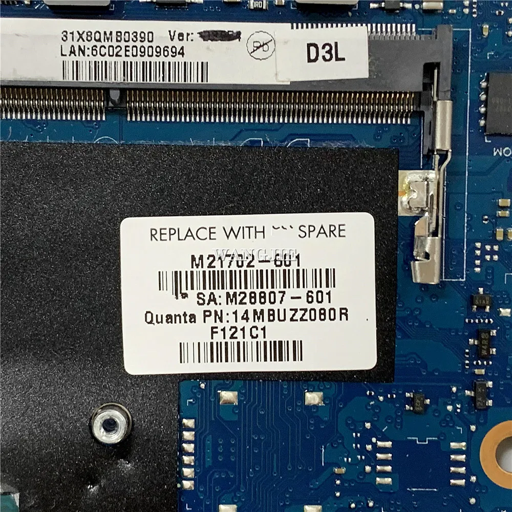 DAX8QAMB8D0-placa base para portátil HP ProBook 440 G8, SRK05, I5-1135G7, DDR4, M21702-601, M21702-001, 100%, funciona