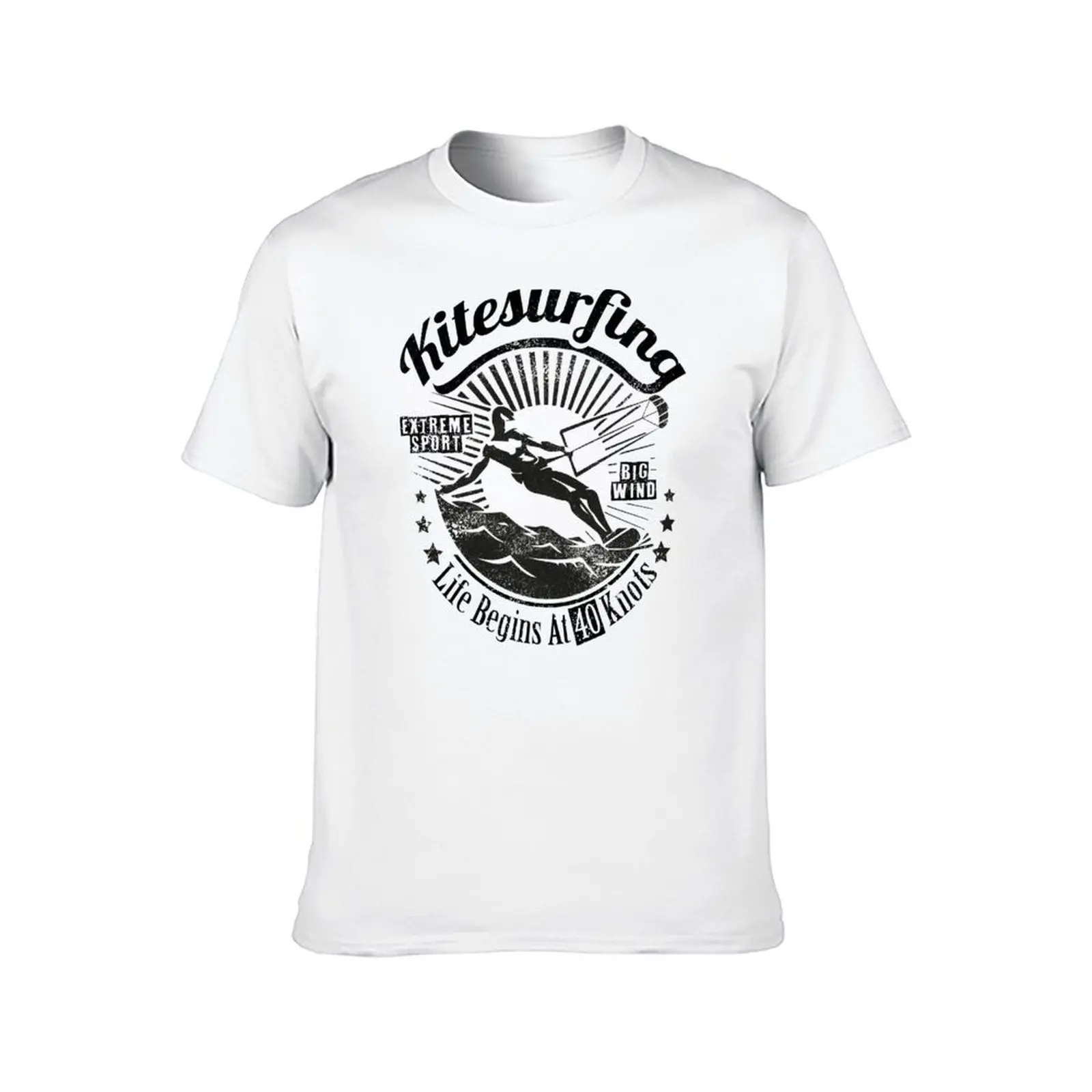 Kitesurfing T-Shirt cotton t shirt pack t shirt men 100% cotton luxury brand man t shirts for men casual T-Shirt