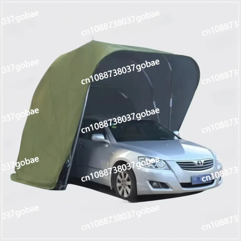 5.5M Semi- Fully Automatic Mobile Anti Exposure Folding Retractable Garage Sunshade