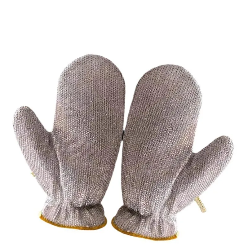 طبق سلكي فولاذي سميك وموسع - قماش غسيل، فولاذ - مقشر صوف، مطبخ - ستانلس محدد - زيت فولاذي