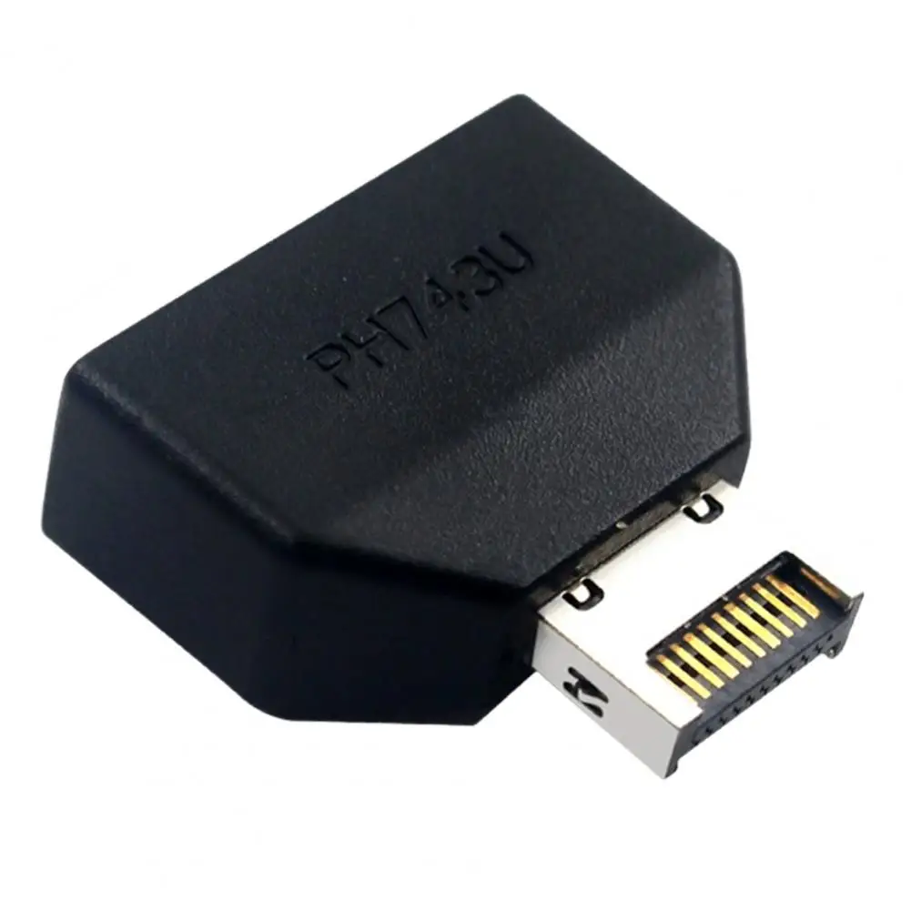 High-speed Data Transmission Adapter Card Motherboard Usb 3.0 Type-e Adapter Head 19-pin Universal Header Connector Stable