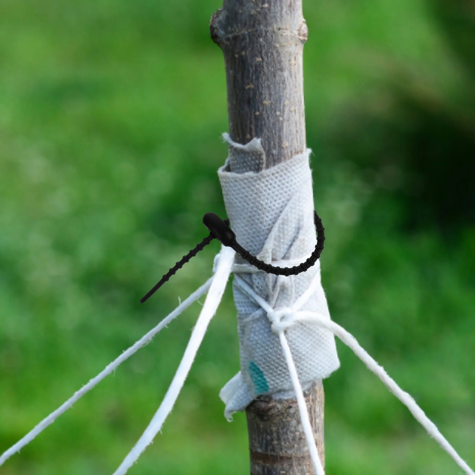 

10Pcs Silicone Cable Ties Reusable Wire Ties for Cord Management Multi Purpose Cable Tie Straps Cord Management Kit