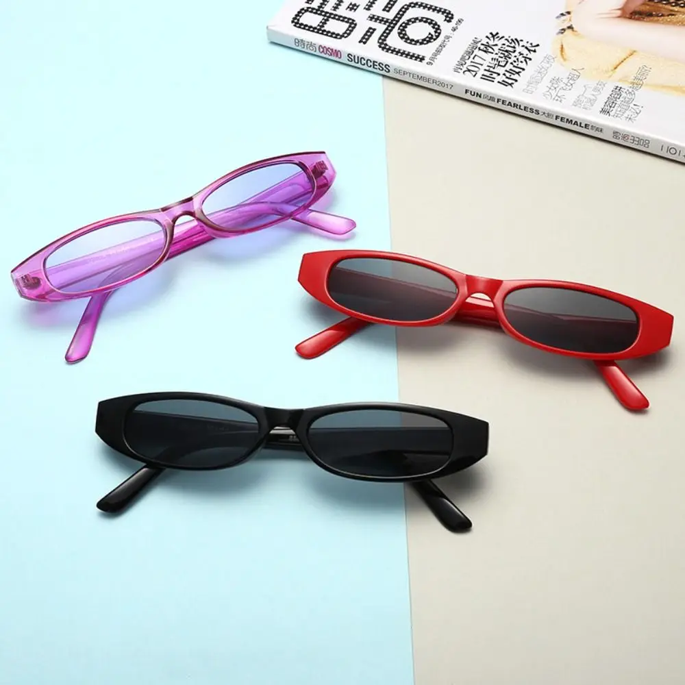 Retro UV375 Sunglasses for Women Small Frame Oval Sunglasses Fashion Shades Sun Glasses for Women & Men