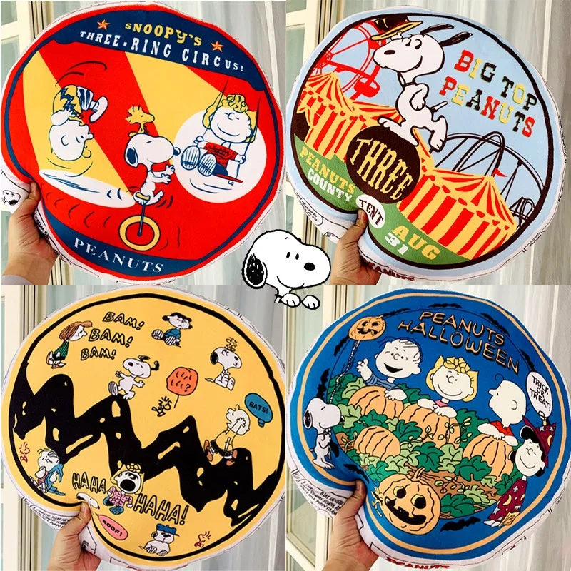 

Snoopy Cushion Cartoon Throw Pillow Cute Anime Sofa Car Chair Hotel Home Decoration Creative Bedroom Seat Pillow Cushion Decor