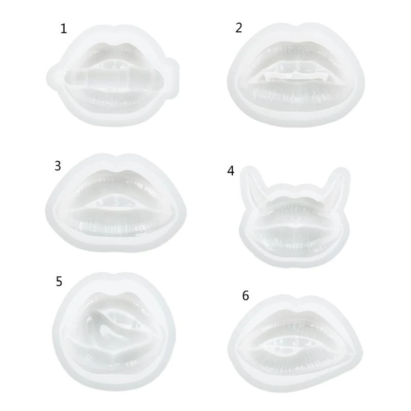 Mouth Lip Silicone Mold for Hand-made Ornaments Making