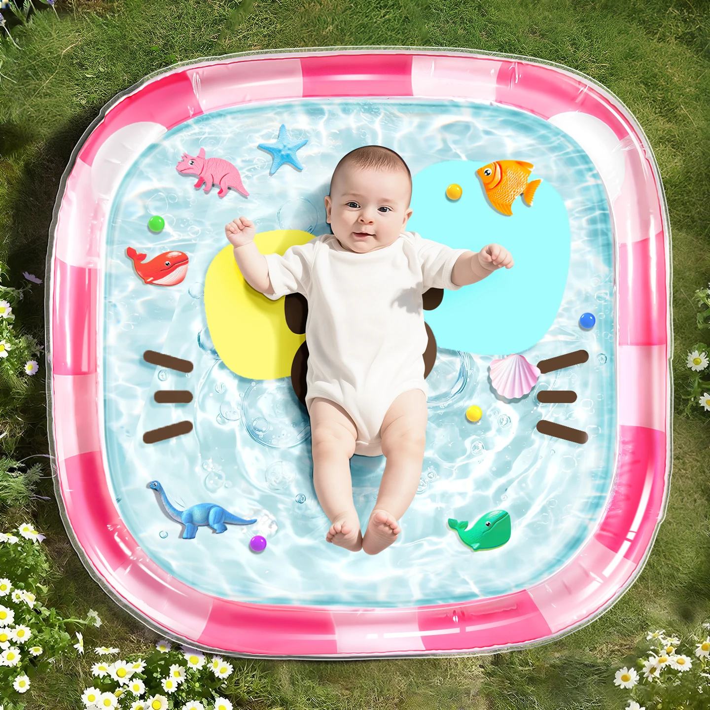 Aufblasbares Spielzeug, Luftmatratze für Kinder, Wasseraktivitäten, Spiel, Sport, Außenpool, Sommer, Strand, aufblasbare Matratze für 3-jährige Geschenke