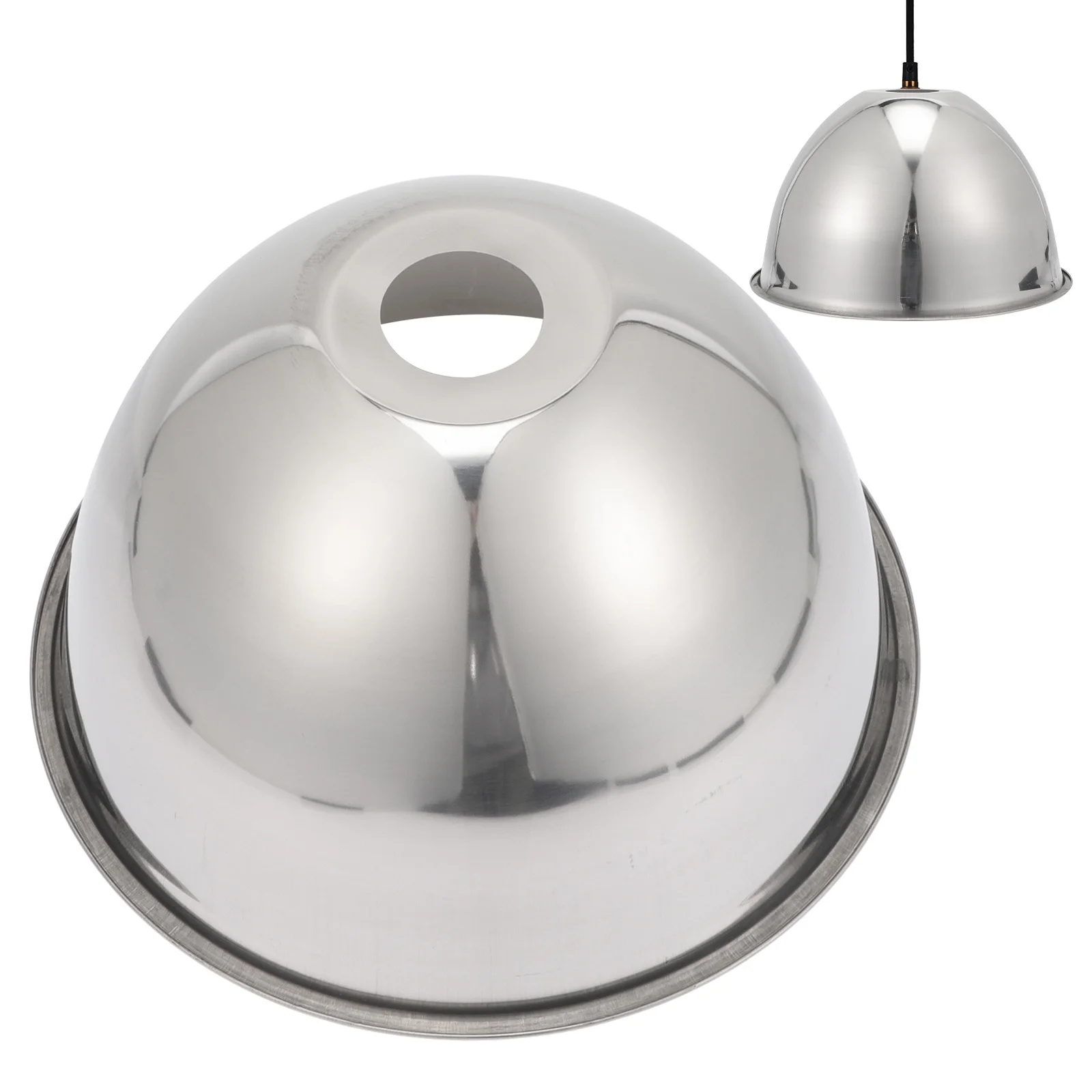 

Стильный абажур из нержавеющей стали с эффективным отражением, компактный, легкий дизайн для промышленной декоративной подвесной лампы