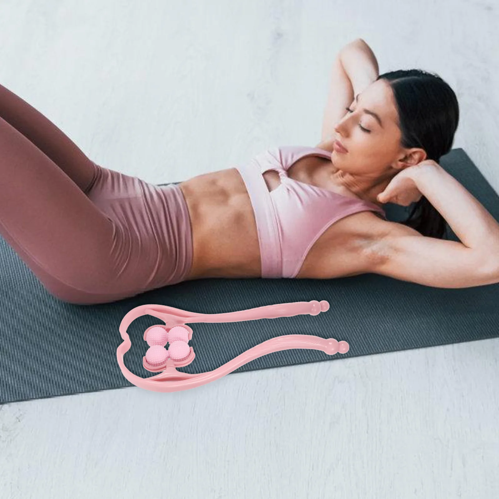 

1 комплект массажного зажима для шеи, ручной массажер для облегчения боли глубоких тканей, портативный дорожный инструмент для терапии мышц для шеи