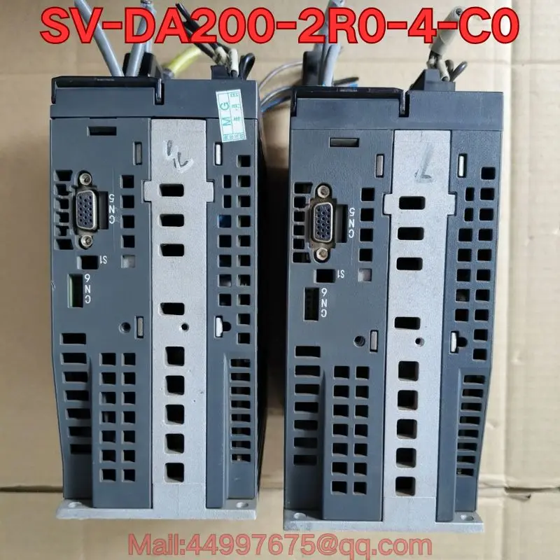 Second-hand SV-DA200-2R0-4-C0 servo drive function test is normal Latest prices for August 2026